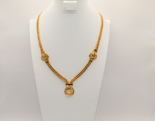 21K Gold Coin Necklace