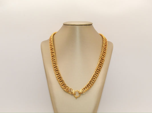 21K Gold Link Necklace