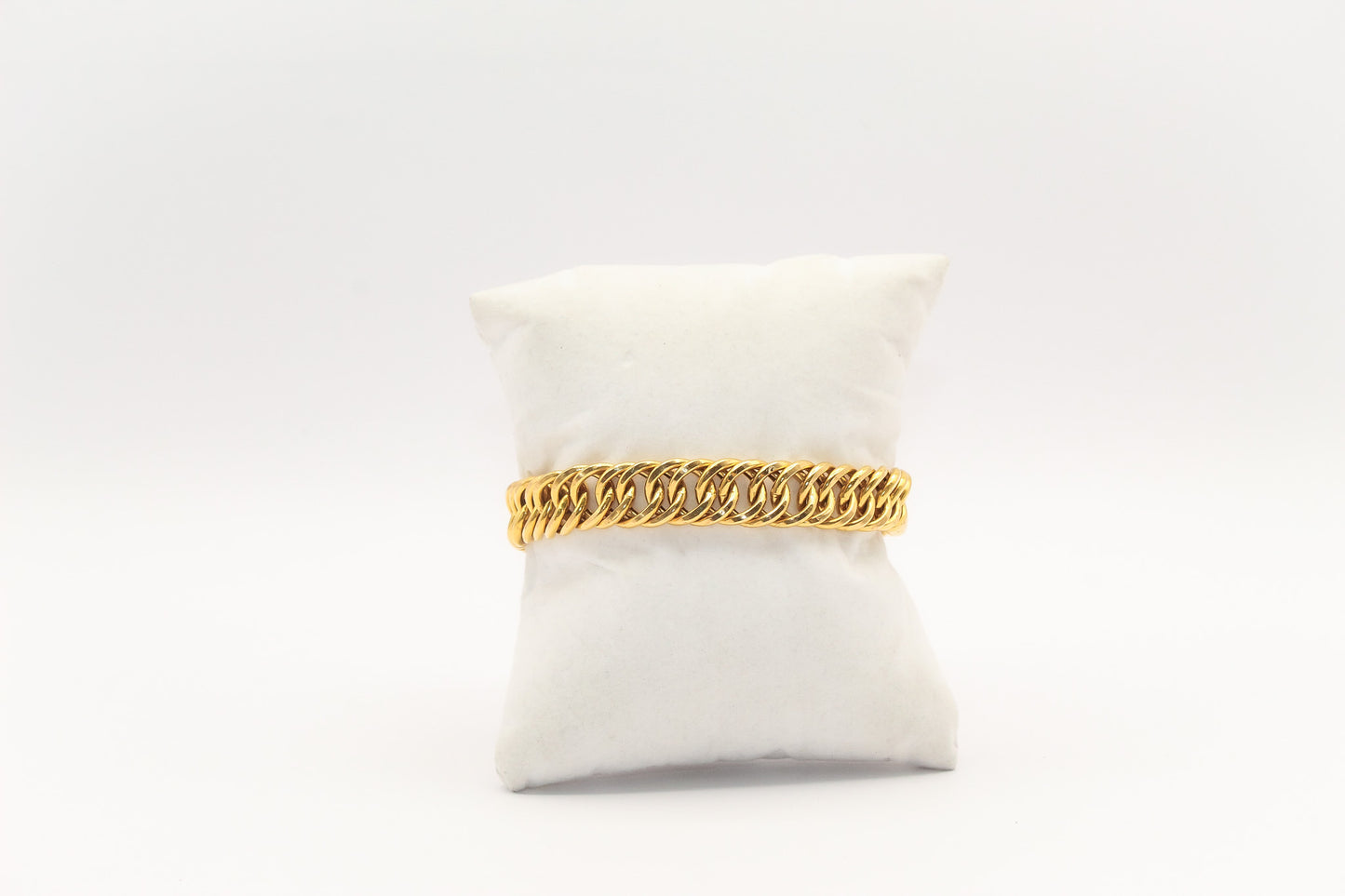 21K Gold Link Chain Bracelet