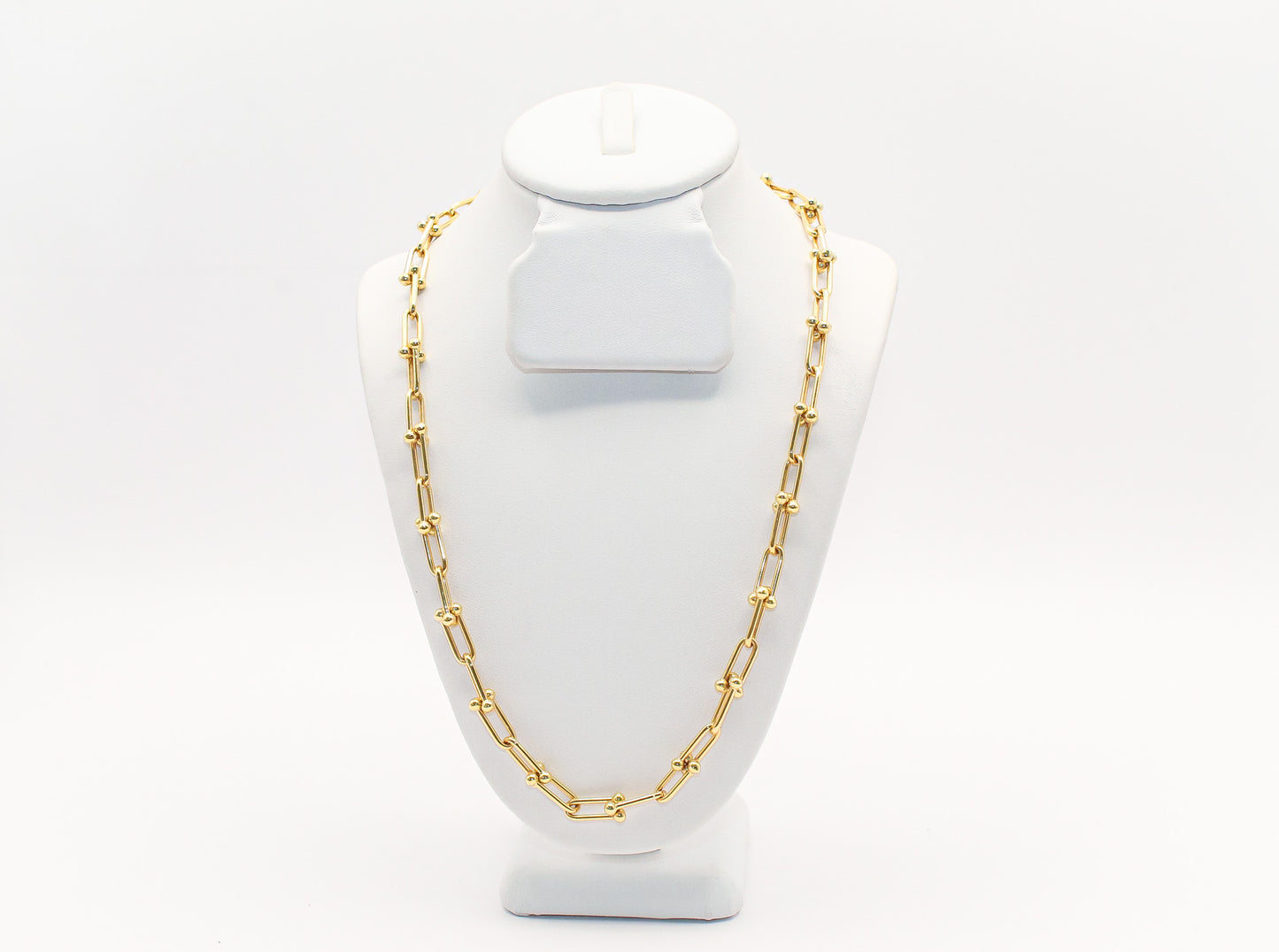 18K Gold Link Necklace
