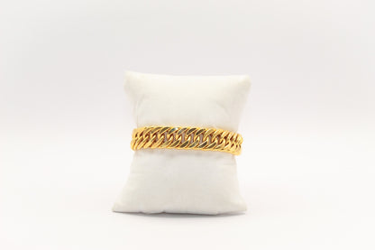 21K Gold Link Bracelet