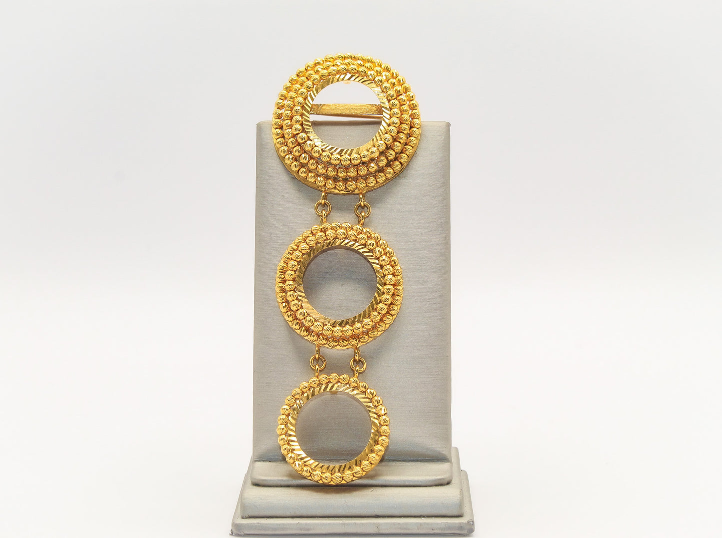 21K Gold Himo 3 Coin Pin