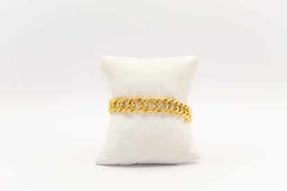 21K Gold Link Bracelet