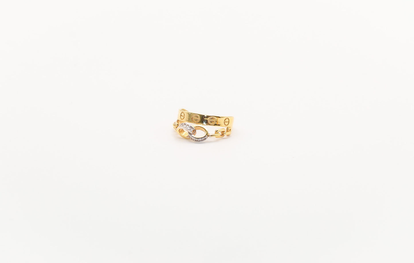 18K Gold Stacking Ring