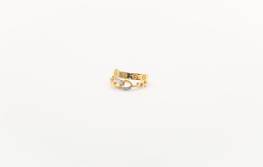 18K Gold Stacking Ring