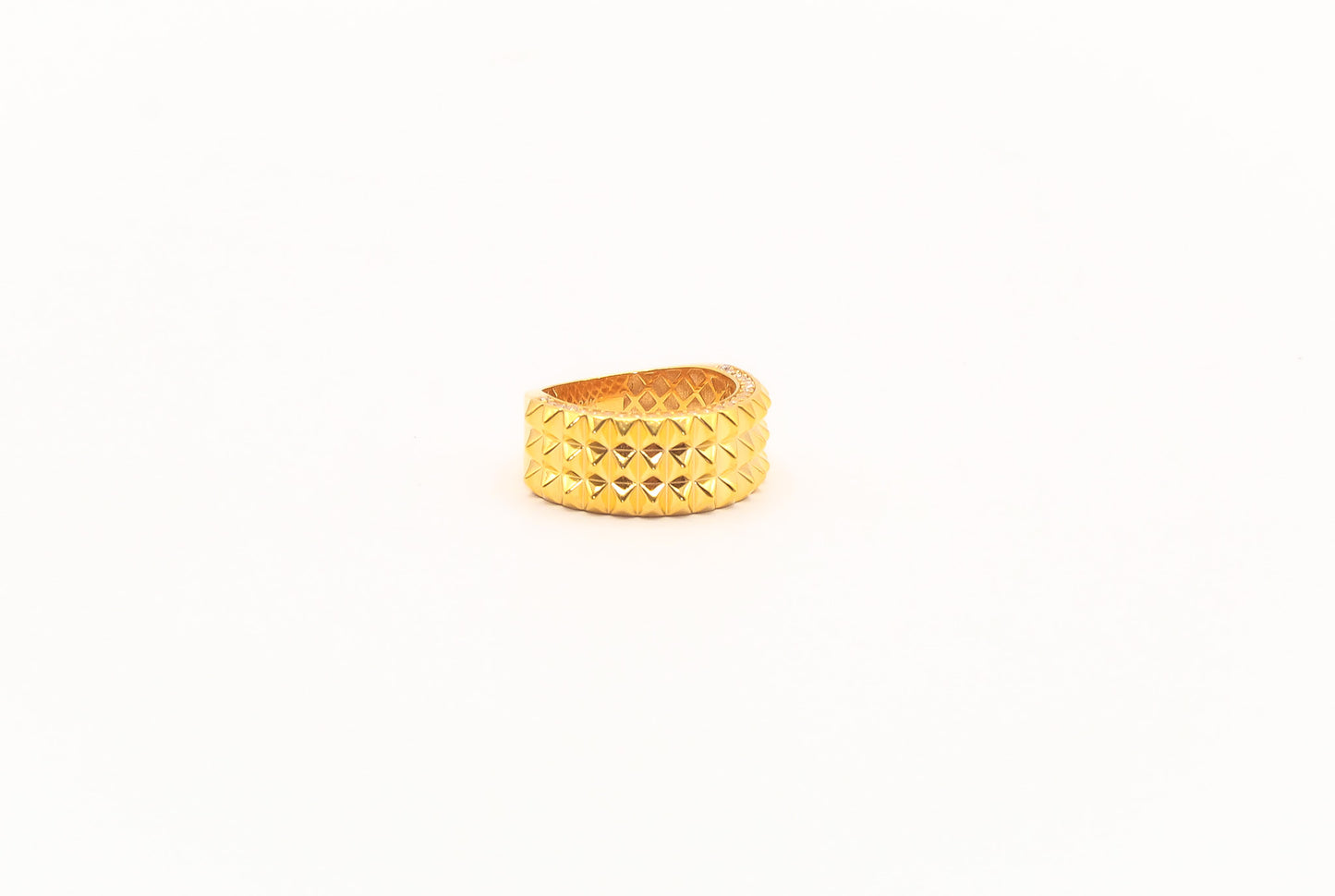 21K Gold Spike Ring