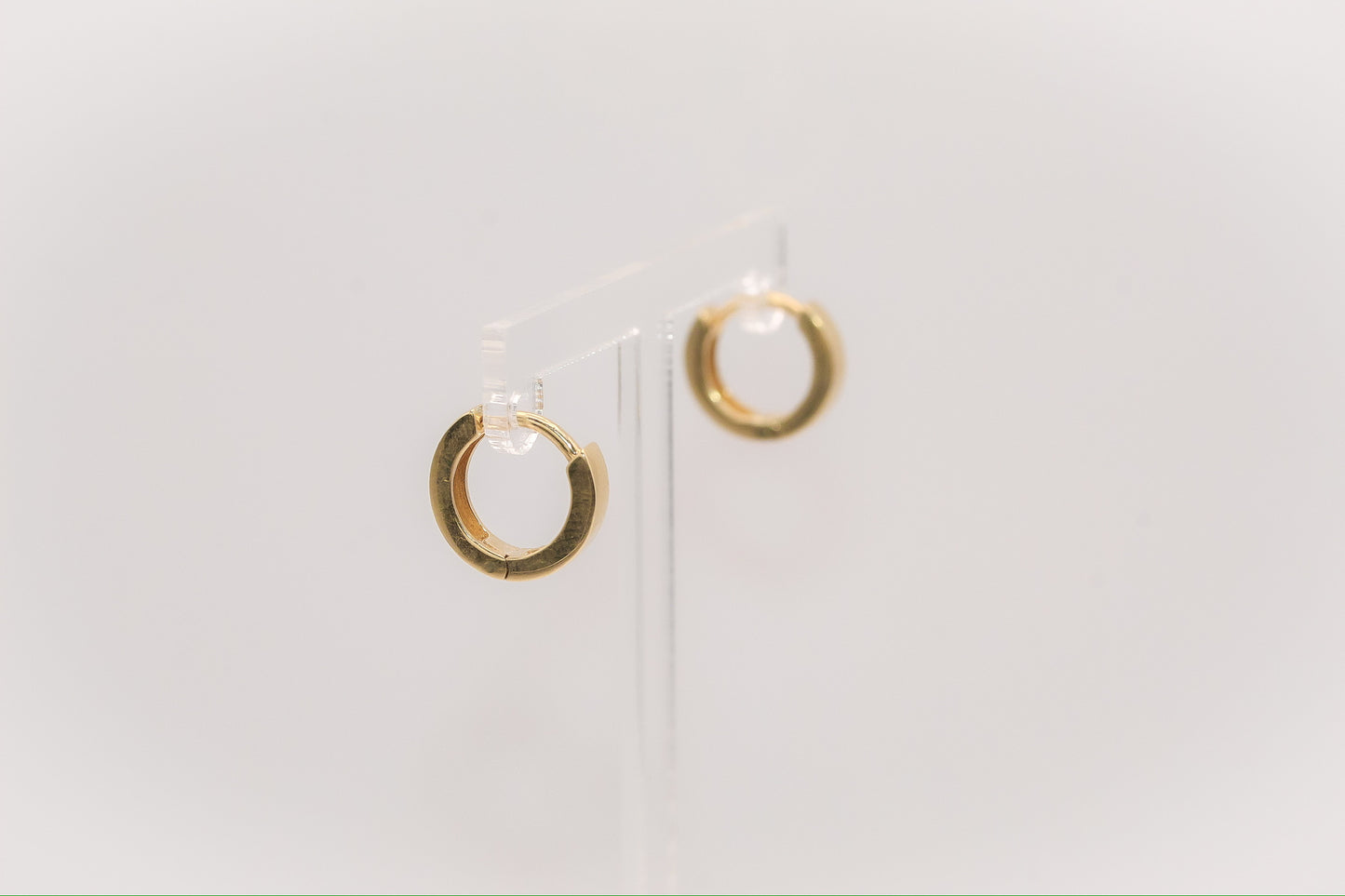 14K Gold Huggies Earrings