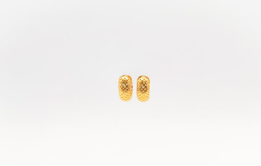 21K Gold Huggies Earrings
