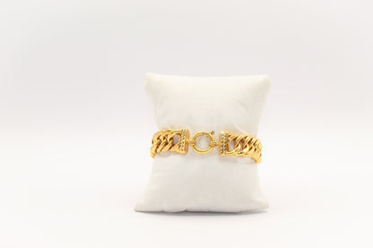 21K Gold Link Bracelet