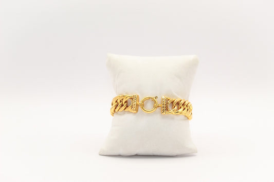 21K Gold Link Bracelet