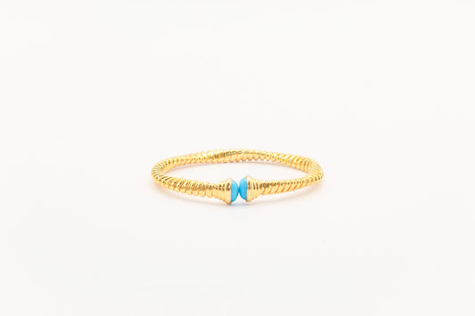 21K Gold Turquoise Himo Bracelet