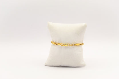 18K Gold Charm Bracelet