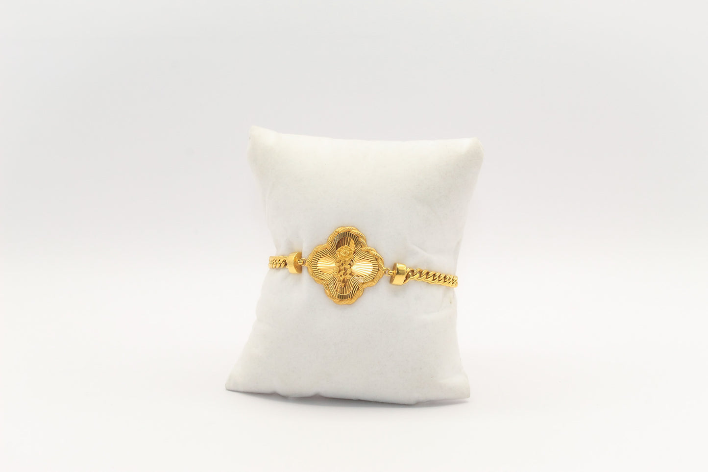 21K Gold Rose Bracelet