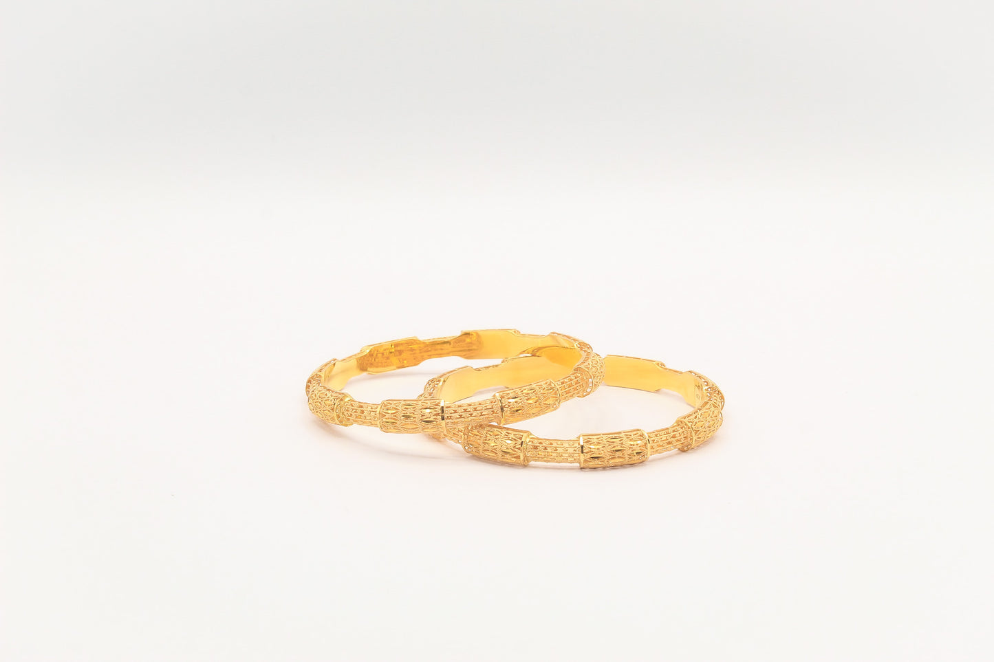 21K Gold Khaliji Bangle Bracelet
