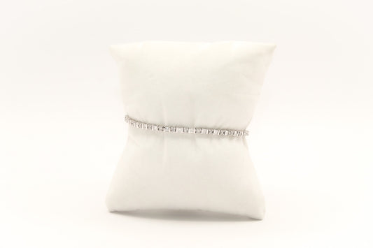 14K White Gold Diamond Tennis Bracelet