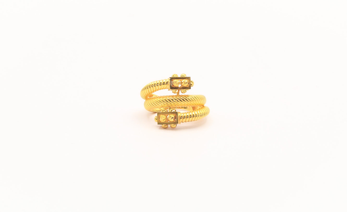 21k Gold Stacked Ring