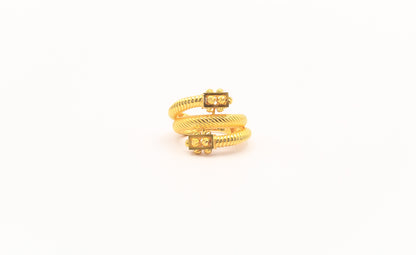 21k Gold Stacked Ring