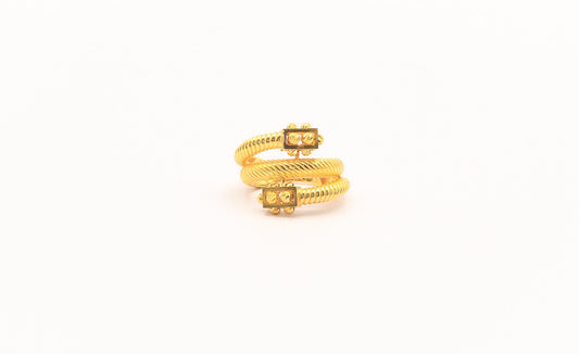 21k Gold Stacked Ring