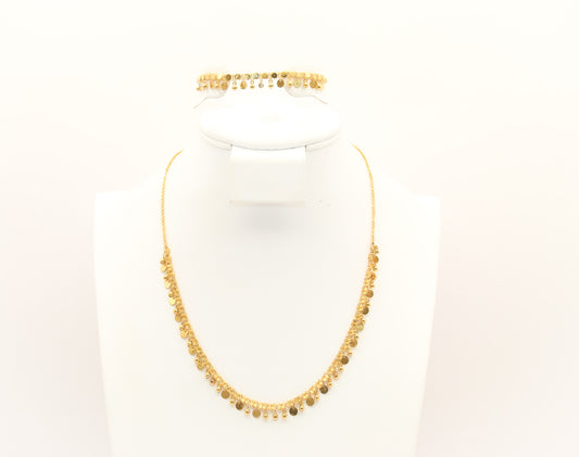 21K Gold Simple Set