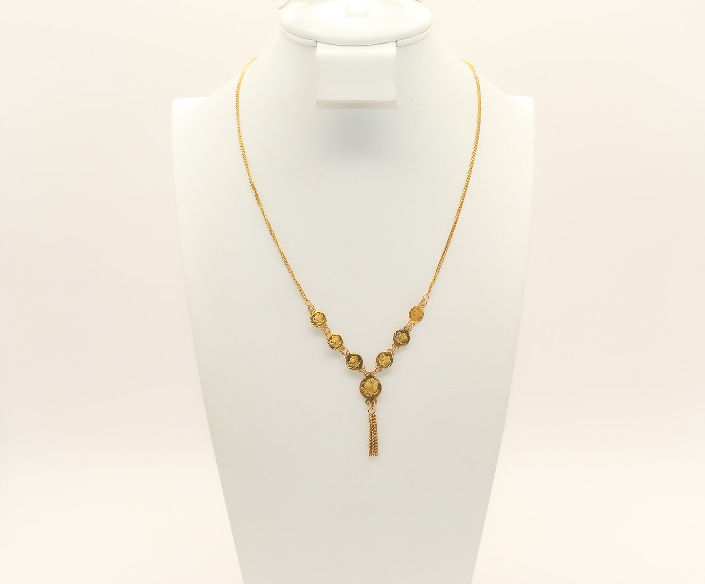 21K Gold Coin Necklace