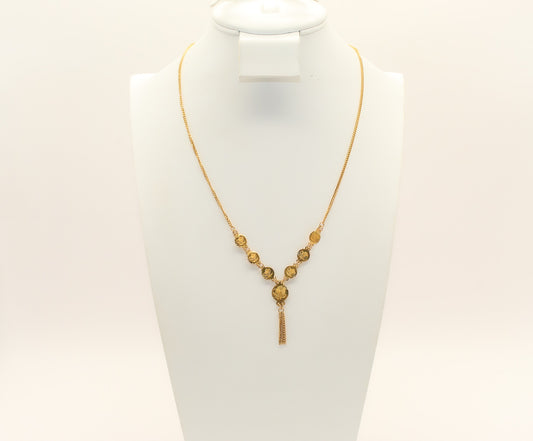 21K Gold Coin Necklace
