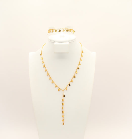 21K Gold Exquisite Half Set