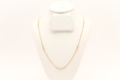18K Gold Diamond Necklace