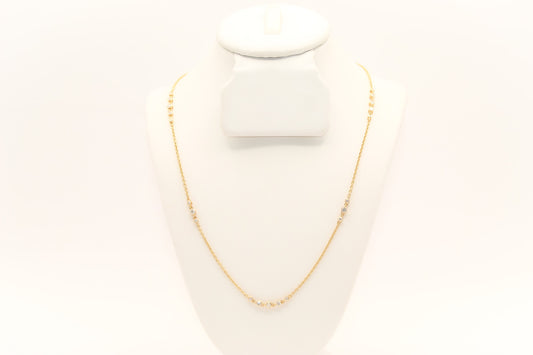 18K Gold Diamond Necklace