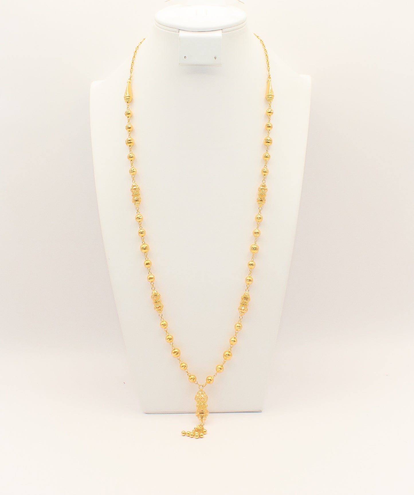 21K Gold Masbaha Necklace