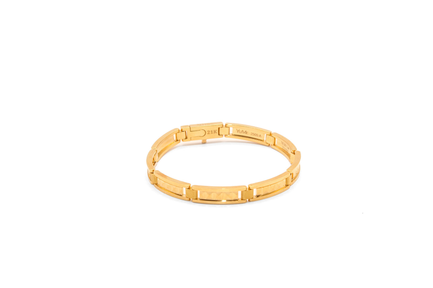 21K Gold Italian Solid Bracelet