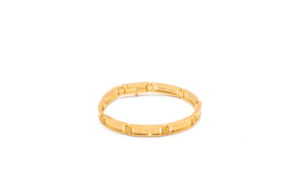 21K Gold Italian Solid Bracelet