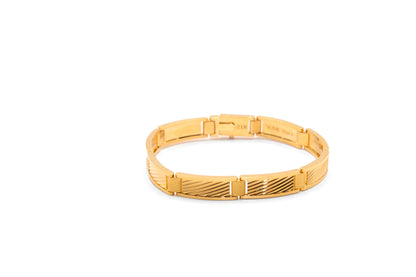 21K Gold Italian Solid Bracelet