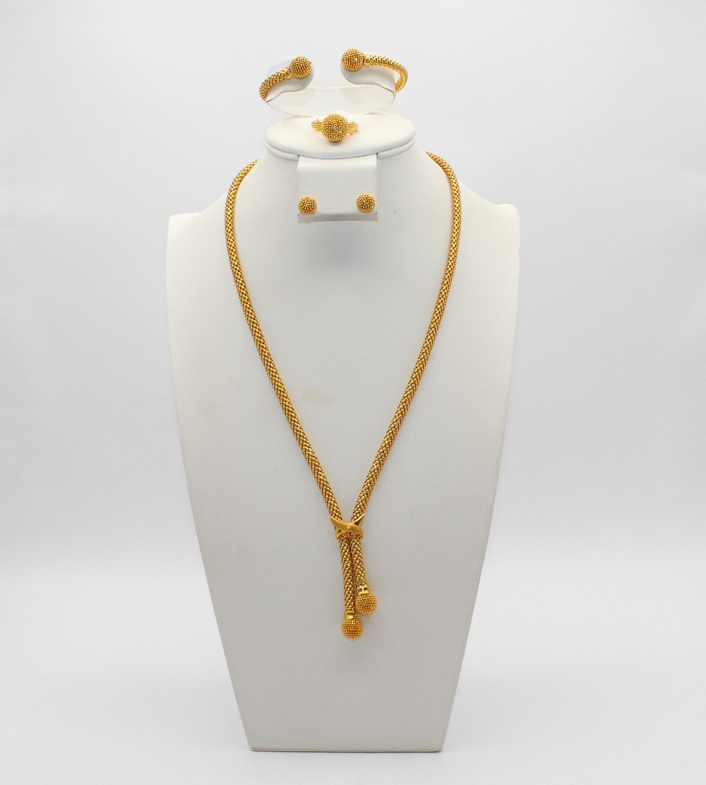 21K Gold Bridal Himo Set