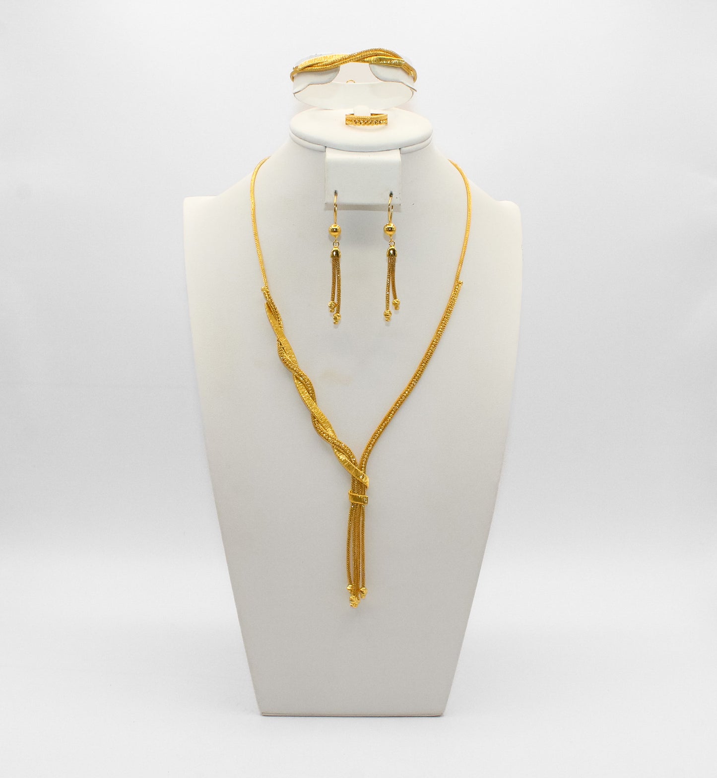 21K Gold Delicate Bridal Set