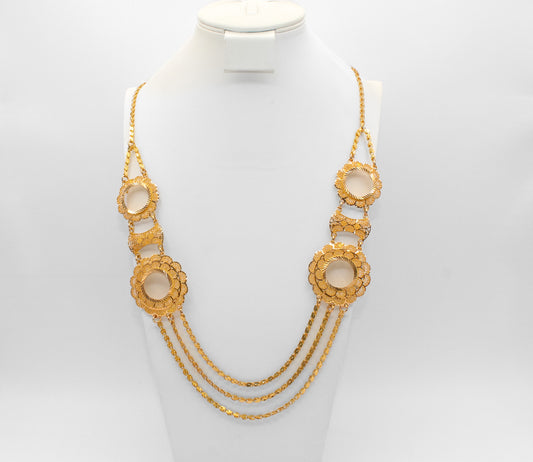 21K Gold Layered Coin Necklace