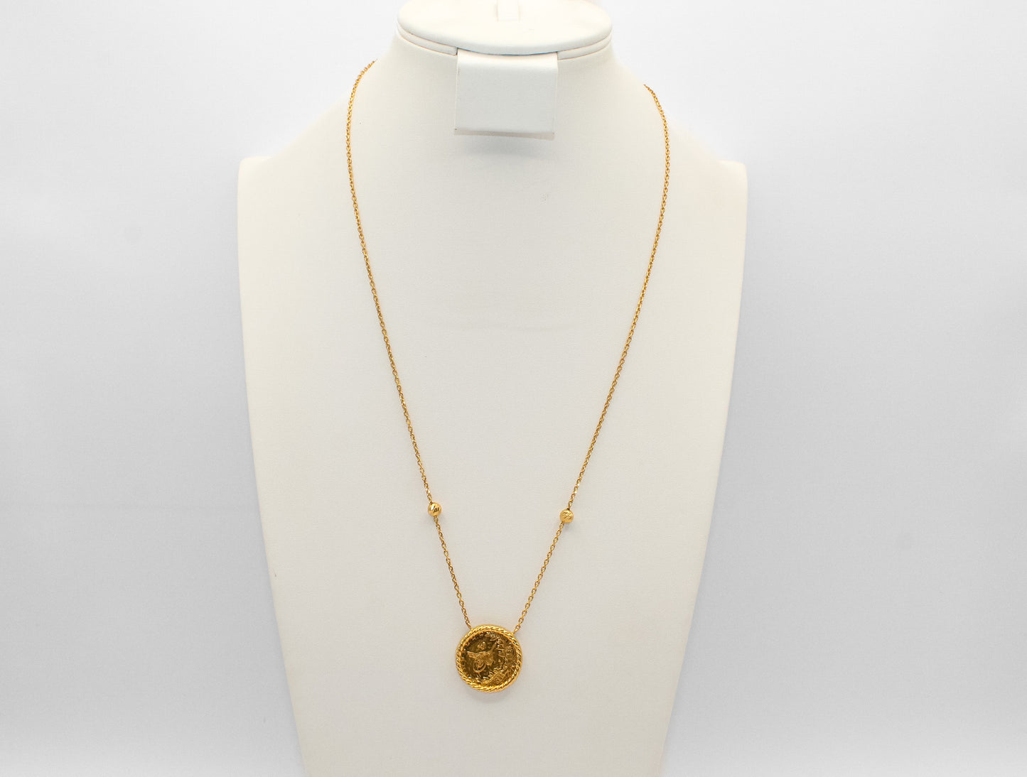 21K Gold Full Turkish Himo Coin Necklace