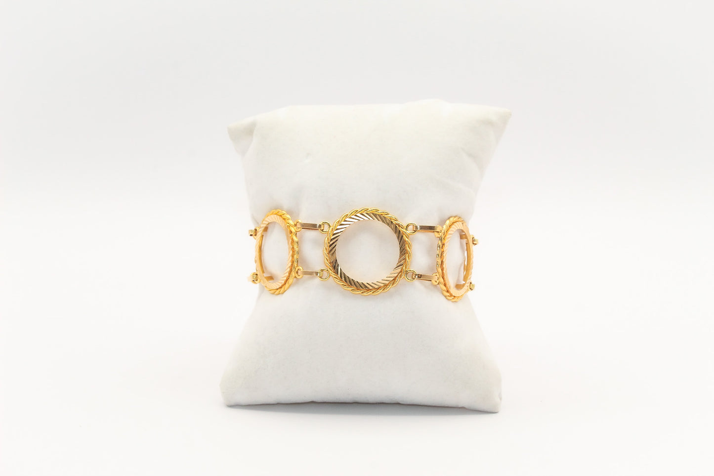 21K Gold 6 Coin Bracelet