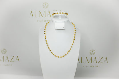 21K Gold Bead Set