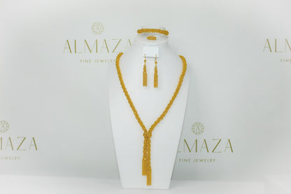 21K Gold Masbaha Set