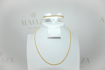 21K Gold Delicate Half Set