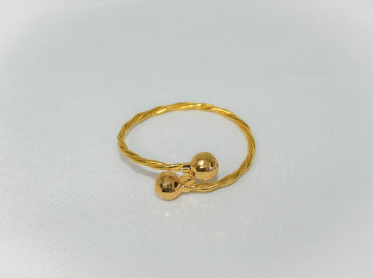 21K Gold Kids Twist Bangle