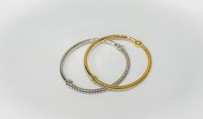 18K Gold Himo Bangle Bracelet