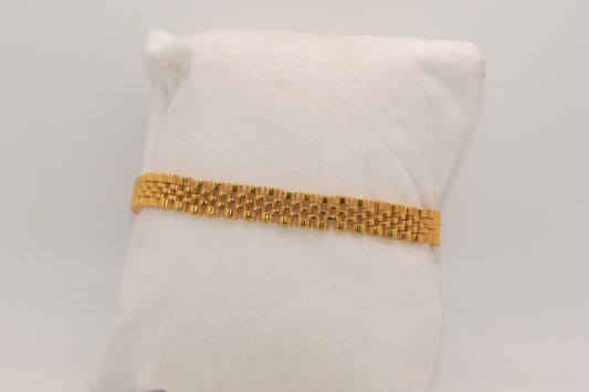 21K Gold Link Bracelet