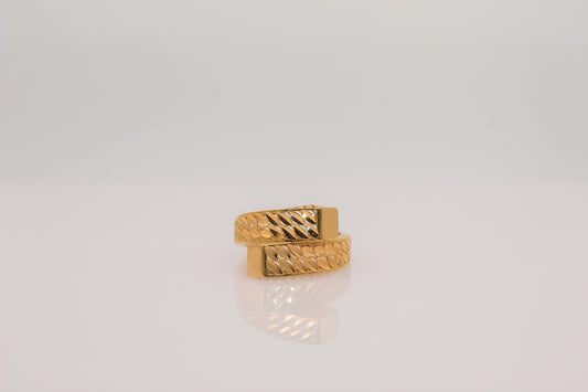21K Gold Twist Ring