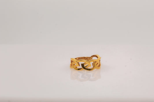 21K Gold Link Ring