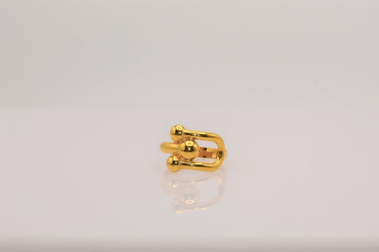 21K Gold Link Ring