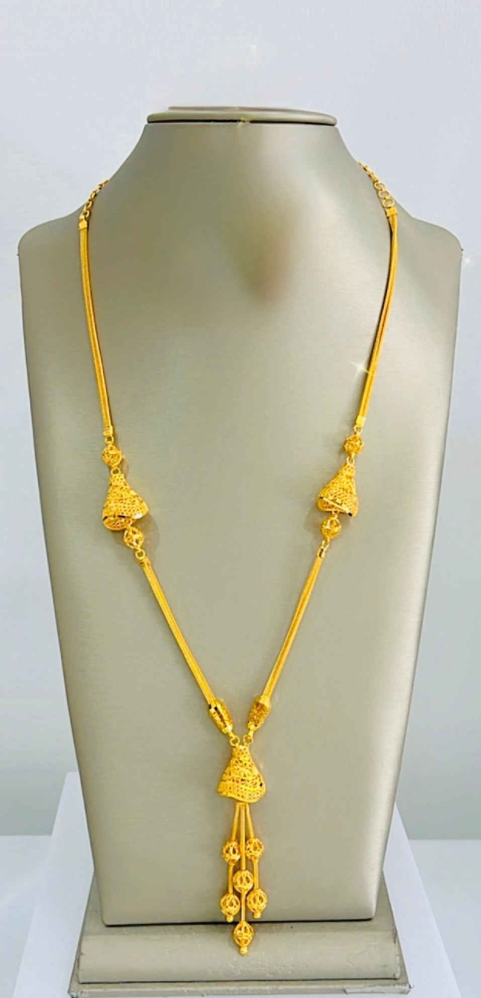 21K Gold Khaliji Necklace