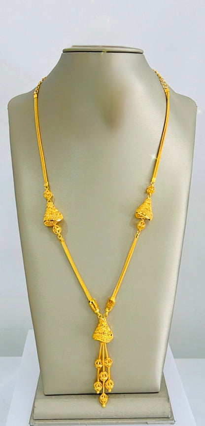 21K Gold Khaliji Necklace
