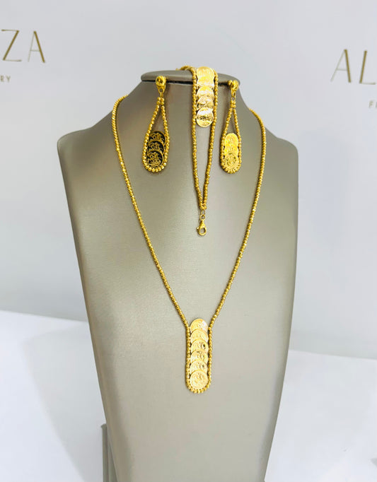 21K Gold Himo Coin Set