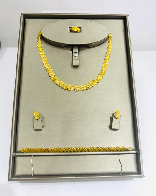21K Gold Engagement Set